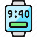 smart, watch, square, time