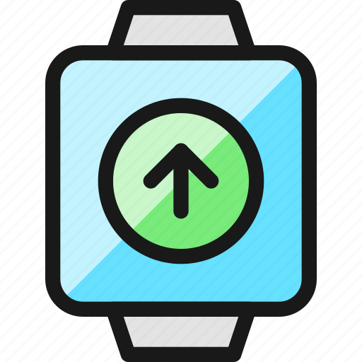 Smart, watch, square, upload icon - Download on Iconfinder