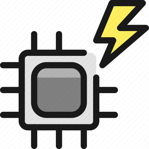 Computer, chip, flash icon - Download on Iconfinder
