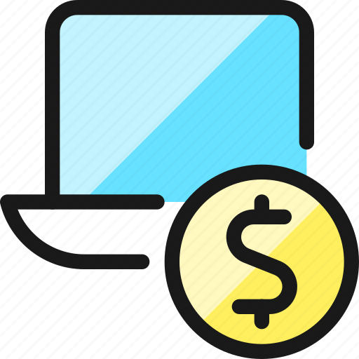 Laptop, cash icon - Download on Iconfinder on Iconfinder