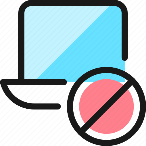 Laptop, disable icon - Download on Iconfinder on Iconfinder