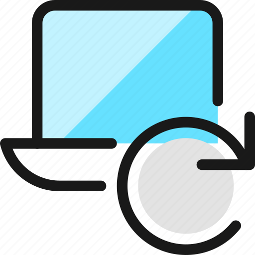 Laptop, refresh icon - Download on Iconfinder on Iconfinder