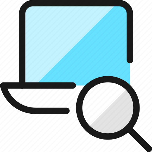 Laptop, search icon - Download on Iconfinder on Iconfinder