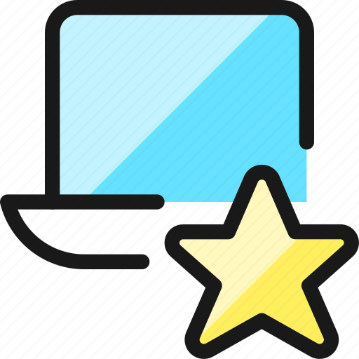 Laptop, star icon - Download on Iconfinder on Iconfinder