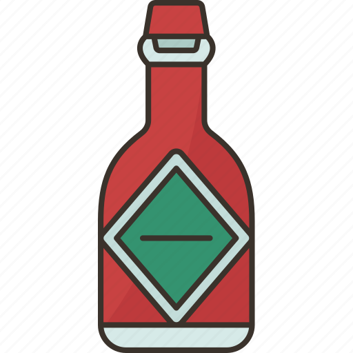 Tabasco, spicy, sauce, flavor, bottle icon - Download on Iconfinder
