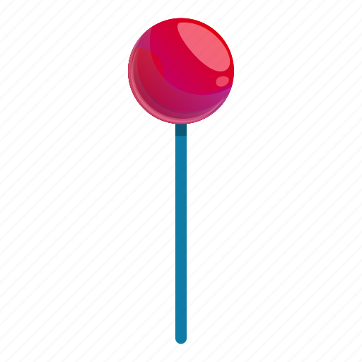 Candy, circle, food, lollipop, red icon - Download on Iconfinder