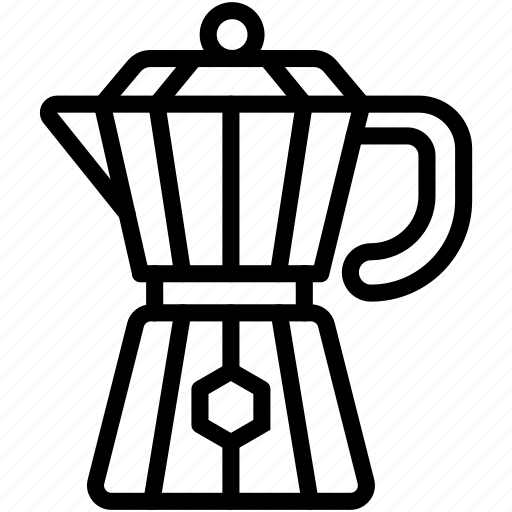 Moka, pot, coffee, cafe, kettle icon - Download on Iconfinder