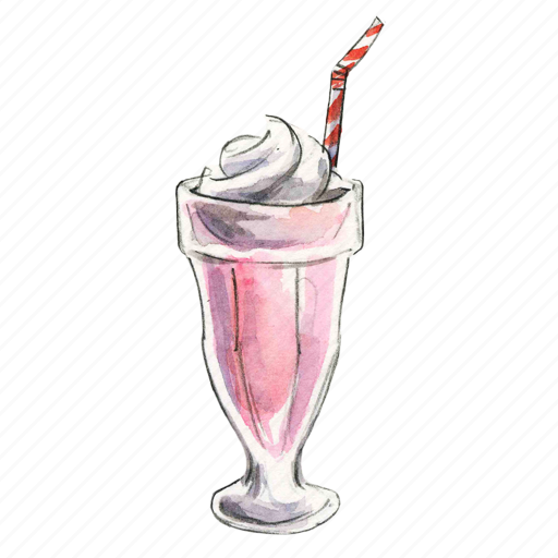 strawberry, frozen, dessert, ice, icecream, milkshake, shake, sweet, milk, cream 