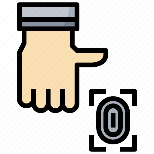 Finger, fingerprint, identity, scanner, verification icon - Download on Iconfinder