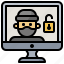 access, alert, breach, hacked, intruder, security 