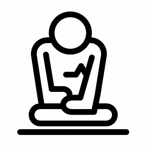 Meditation, training, yoga icon - Download on Iconfinder