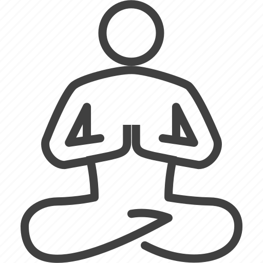 Meditation, training, yoga, exercise, health, person icon - Download on Iconfinder