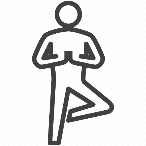 Stress relief, yoga, pose, meditation, person icon - Download on Iconfinder