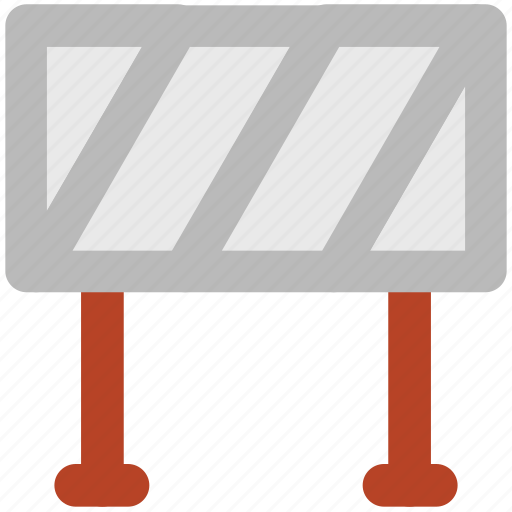 Barrier, construction banner, construction barrier, guard barrier, road barrier, street barrier, traffic barrier icon - Download on Iconfinder