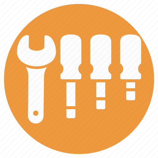 Constructor tool, garage tool, screwdriver, screwdriver and spanner, screwdriver with wrench, tool, turnscrew icon - Download on Iconfinder