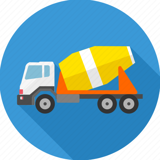 Truck, building, construction machinery, heavy vehicle, machine, machinery, work icon - Download on Iconfinder