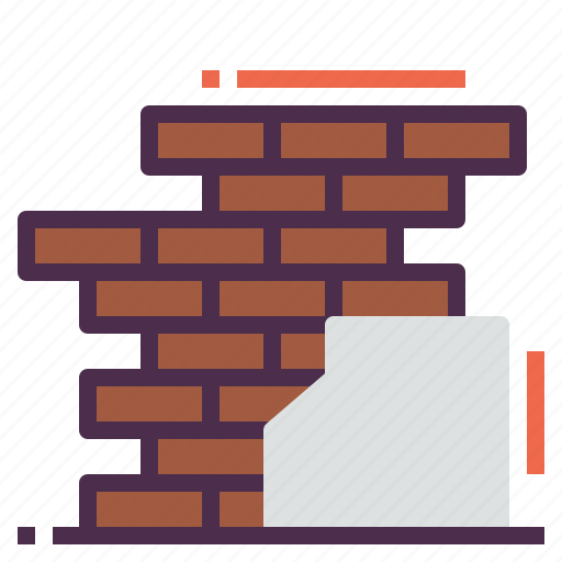 Brick, build, construction, industrial, wall icon - Download on Iconfinder