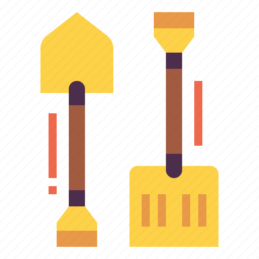 Construction, equipment, farm, shovel, tools icon - Download on Iconfinder