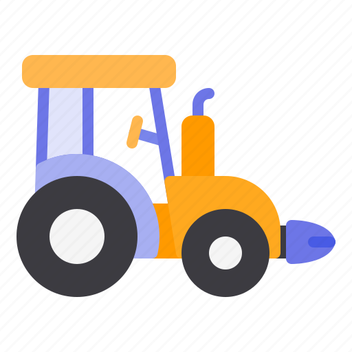 Construction, farm, heavy, tractor, vehicle icon - Download on Iconfinder