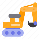 claw, construction, excavator, heavy, vehicle