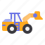 construction, heavy, loader, soil, vehicle 