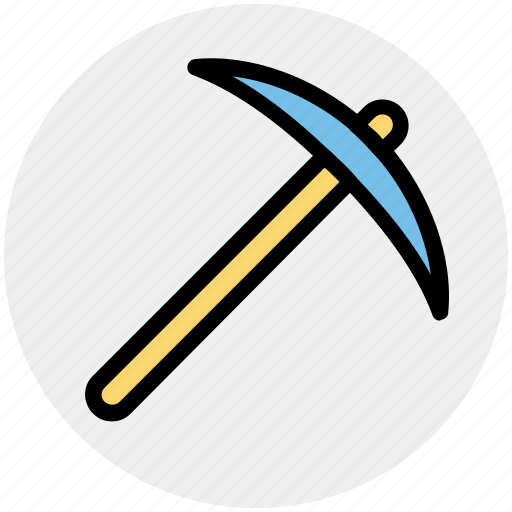 .svg, construction, digging tool, hand tool, pick hammer, pick tool, work tool icon - Download on Iconfinder