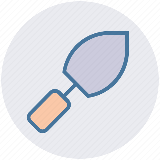 Construction, digging trowel, gardening tools, hand tool, planting trowel, trowel icon - Download on Iconfinder