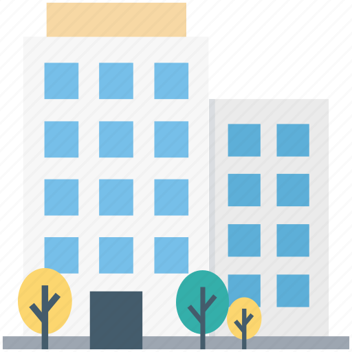 Accommodation, apartments, building, flats, hotel, housing society icon - Download on Iconfinder