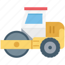 bulldozer, construction machinery, excavator, heavy machinery, road bulldozer, road plain