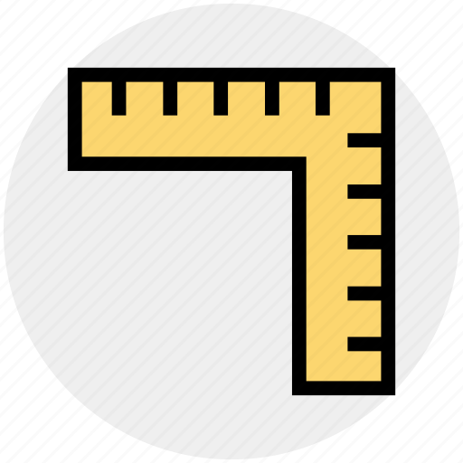.svg, architecture ruler, geometry tool, measuring scale, measuring tool, ruler icon - Download on Iconfinder