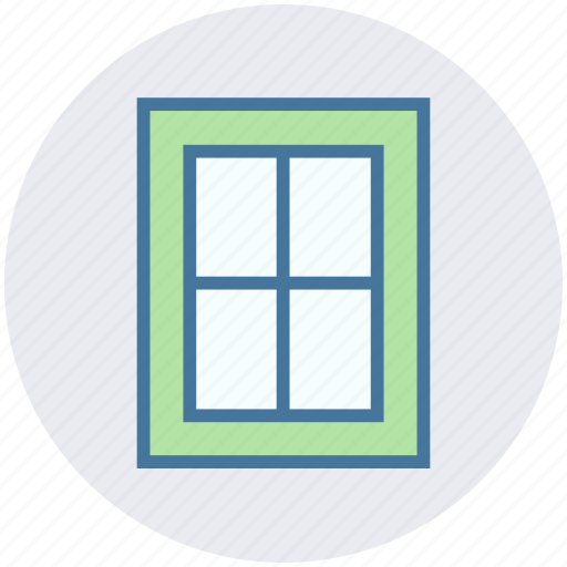 Build, construction, equipment, glass, wall, window icon - Download on Iconfinder