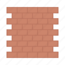 wall, building, cement, construction, bricks