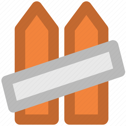 Farm fence, fence, fence bar, fence panels, house fence, picket fence, protection fence icon - Download on Iconfinder