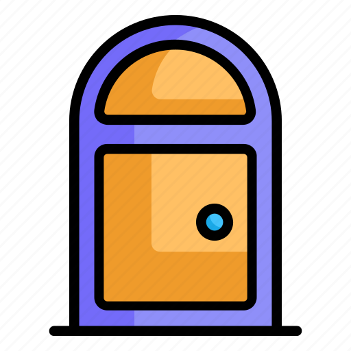 Door, doorway, home, house, interior, open, room icon - Download on Iconfinder