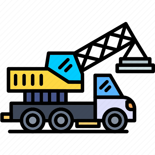 Crane, breakdown, car, tow, transportation, truck icon - Download on Iconfinder