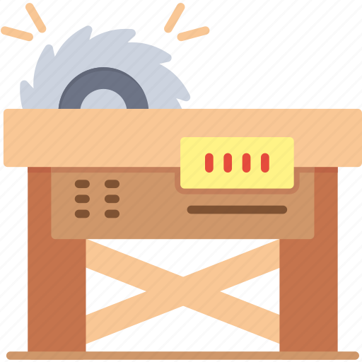 Sawmill, work, electric, saw, tool, construction, equipment icon - Download on Iconfinder