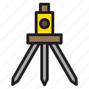 theodolite, construction, industry, building, tool