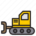 tractor, construction, industry, building, tool