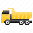 truck, construction, transport, building, transportation