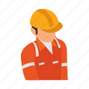 engineer, worker, hat, construction, work