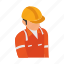 engineer, worker, hat, construction, work 