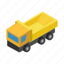 loading, truck, vehicle, travel, construction