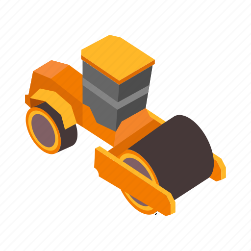Road, roller, construction, vehicle, work icon - Download on Iconfinder