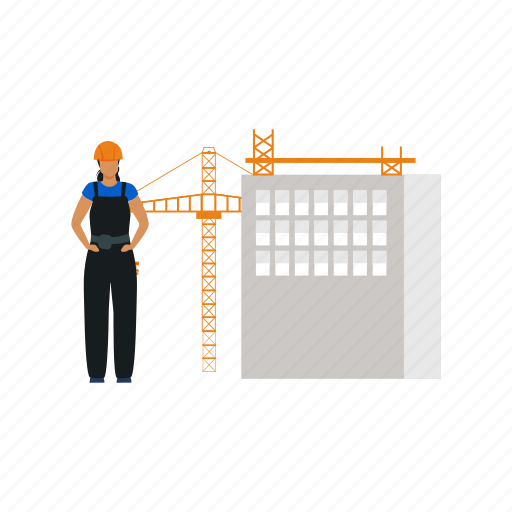 Female, worker, engineer, construction, building icon - Download on Iconfinder