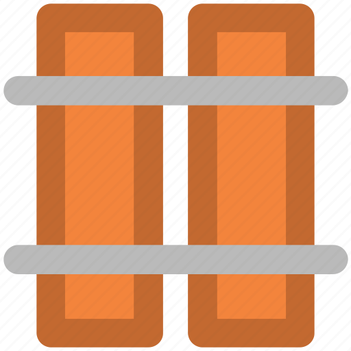 Barrier, boundary, fence, palisade, rail, railing, surround icon - Download on Iconfinder