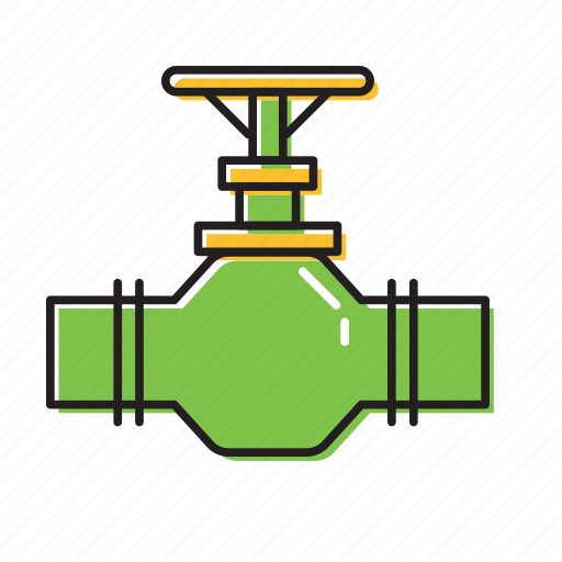 Turning pipe, underground water, water pipe icon - Download on Iconfinder