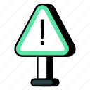 warning board, caution board, roadboard, signboard, fingerboard