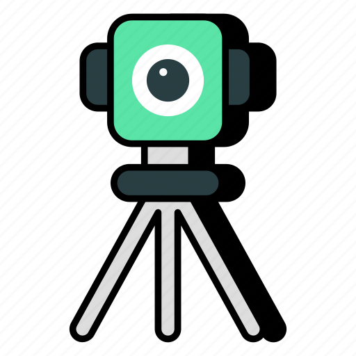 Tripod camera, camcorder, cam, digital cam, photographic equipment icon - Download on Iconfinder