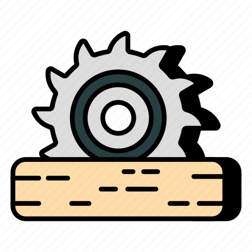 Circular saw, saw machine, cutting blade, cutting tool, cutting equipment icon - Download on Iconfinder