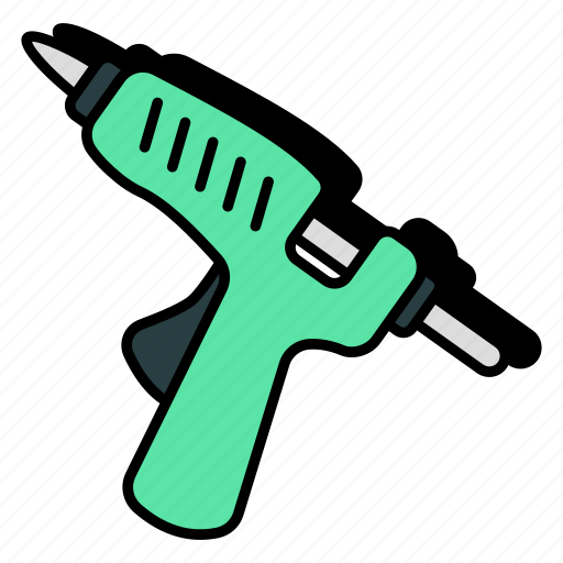 Glue gun, glue pistol, hand tool, equipment, instrument icon - Download on Iconfinder